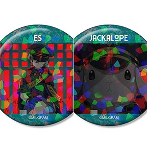 MILGRAM -ミルグラム- エス＆ジャッカロープ 場面写ホログラム缶バッジ2個セット