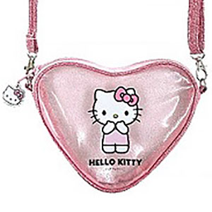 サンリオキャラクターズ ハート形クリアポシェット ハローキティ