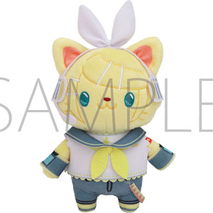 初音ミクシリーズ withCATアイマスク付きぬいぐるみキーホルダー 鏡音リン