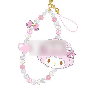 マイスウィートピアノ ぬいぐるみ付きフォンストラップ ピンク