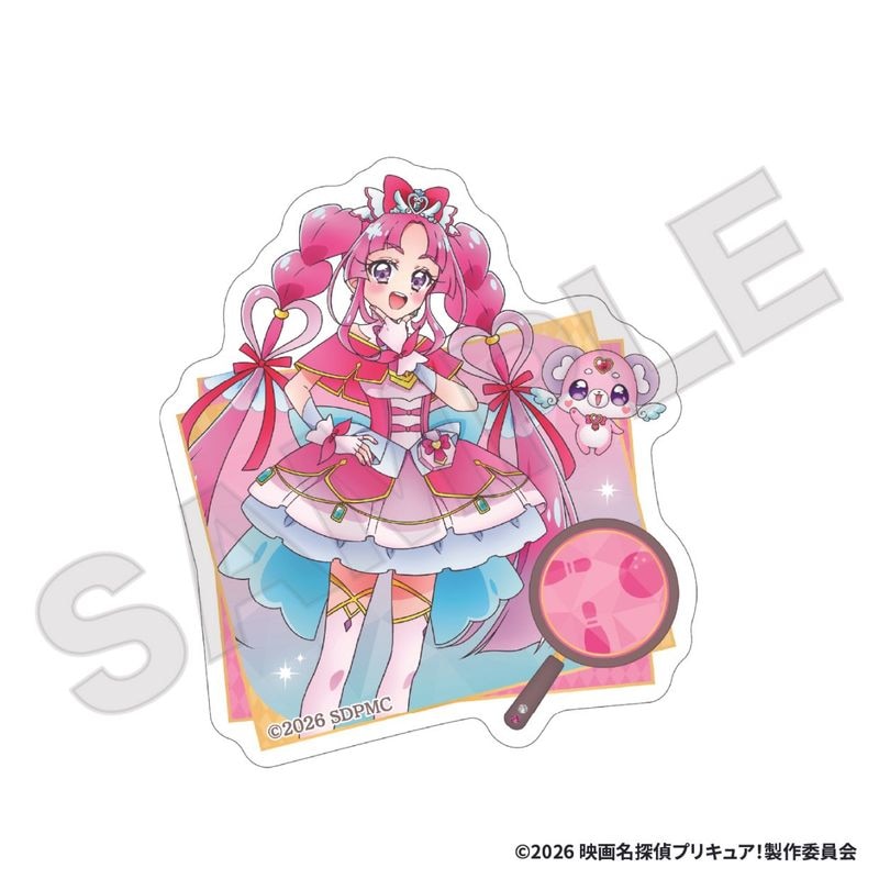 「11月下旬頃以降発送」『映画名探偵プリキュア！』×ラウンドワン ダイカットステッカー＜第1弾＞キュアミスティック＆ポチタン