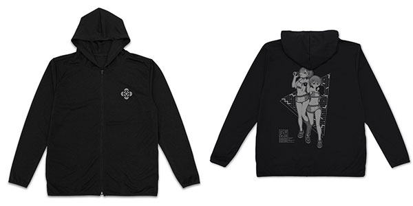 Re:ゼロから始める異世界生活 ラム&レム 薄手ドライパーカー エクササイズVer./BLACK-XXL