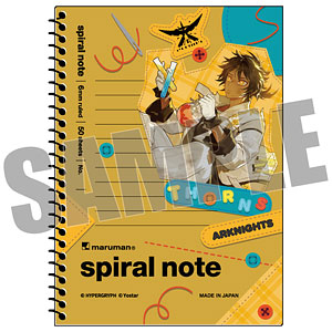 アークナイツ オペぬい 描き起こしスパイラルノート ソーンズ