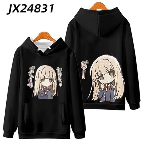 [LAOMI] お隣の天使様 パーカー 椎名真昼 藤宮周 お隣の天使様にいつの間にか駄目人間にされていた件 グッズ コスプレ衣装 長袖 運動パーカー Hoodie 日常服 可愛い レディース 秋冬服 (5,3XL 薄手)