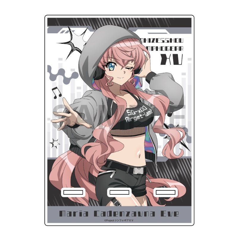 戦姫絶唱シンフォギアＸＶ アクリルスマホスタンド マリア・カデンツァヴナ・イヴ DJ ver.【催事商品】