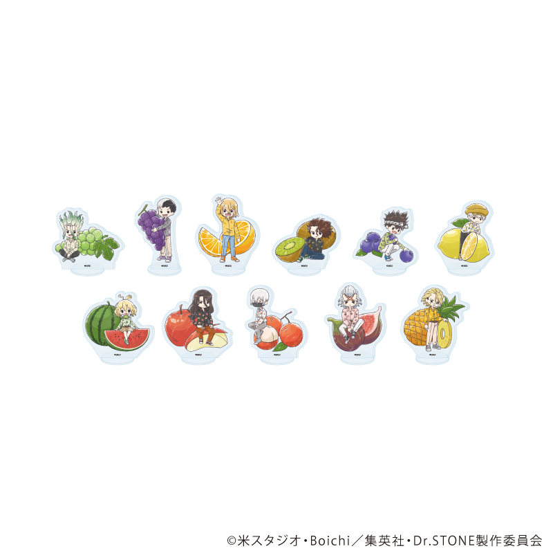 アクリルぷちスタンド「Dr.STONE」21/フルーツver. コンプリートセット(全11種)(グラフアートイラスト)