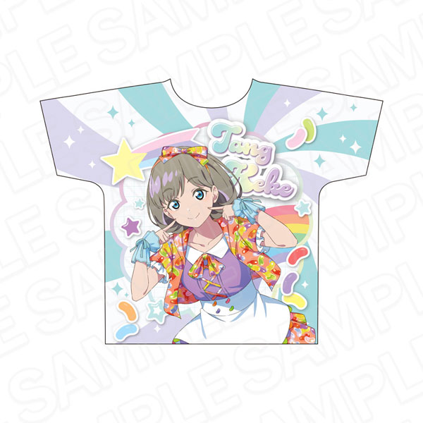 ラブライブ！スーパースター！！ フルグラフィックTシャツ 唐可可 Cafe party ver.