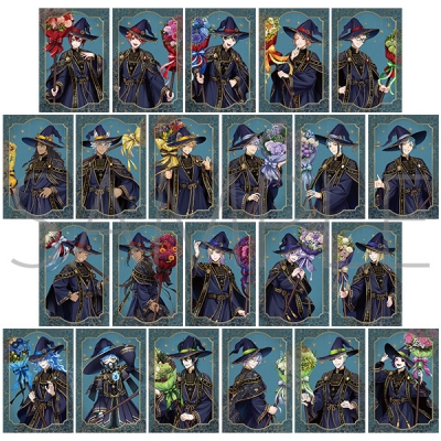 【グッズ-ポストカード】ディズニー ツイステッドワンダーランド ポストカードコレクション／ブルームバースデー ver.