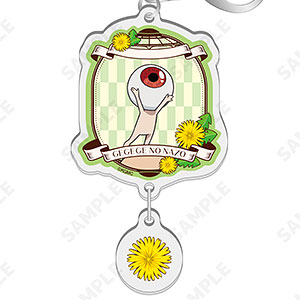 映画「鬼太郎誕生 ゲゲゲの謎」 2連アクリルキーホルダー 2.目玉おやじ[春夏秋冬]