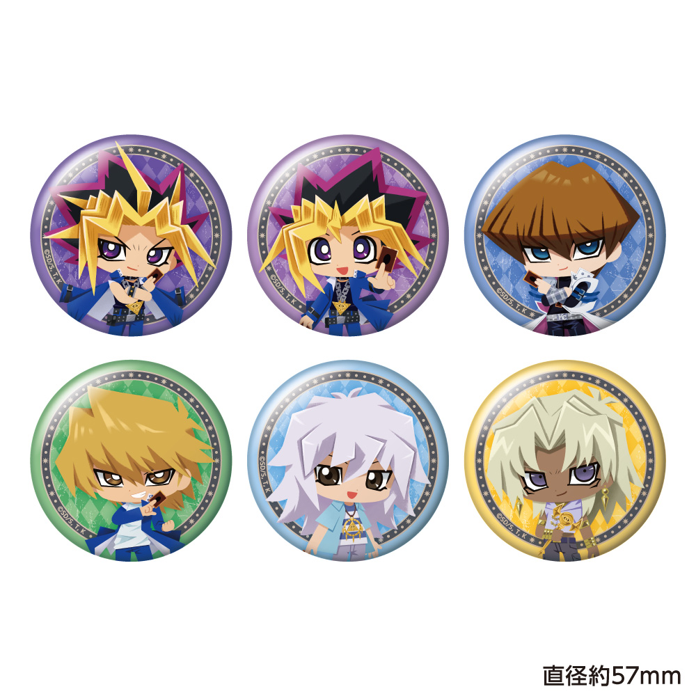 遊☆戯☆王デュエルモンスターズ_トレーディングちびキャラ缶バッジ/Vol.1【コンプリートBOX／6個入り】