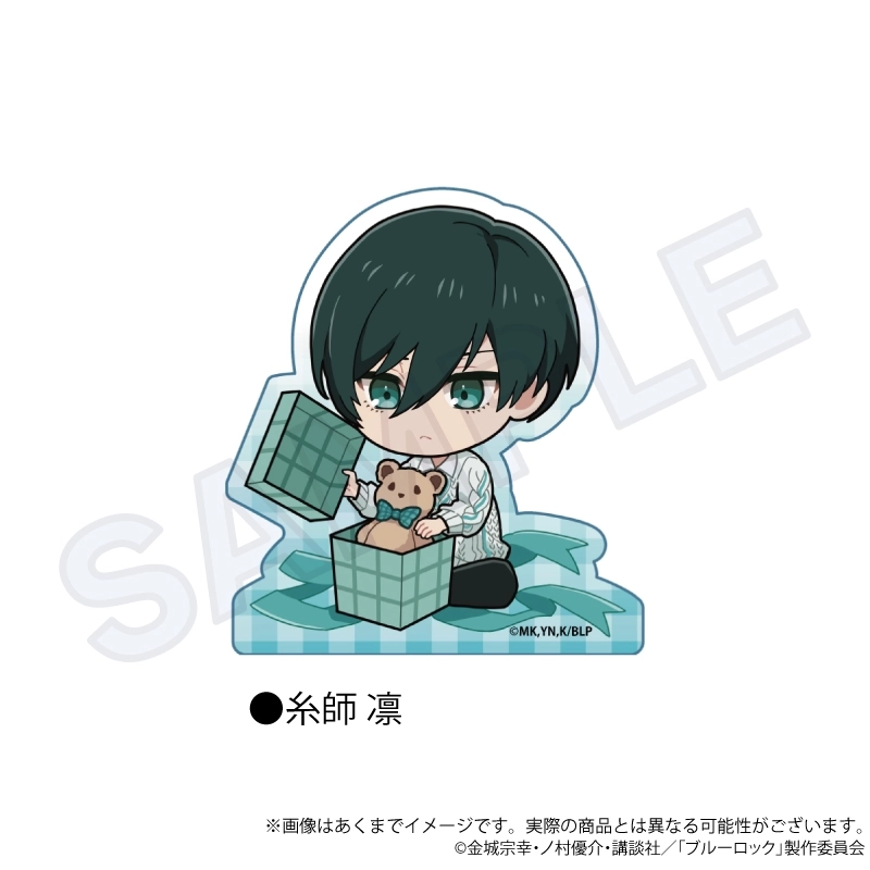 【予約2026年02月】ブルーロック アクリルブロック プレゼントリボンver. 糸師 凛 Y Line