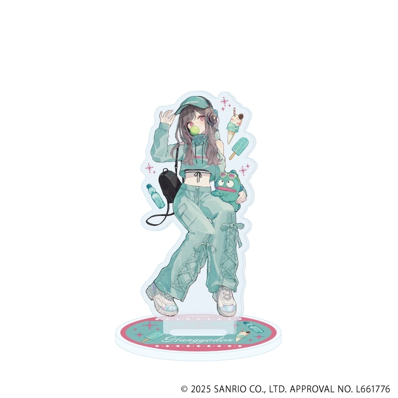 【予約2025年10月】アクリルスタンド「赤倉×サンリオキャラクターズ」48/ハンギョドン(コラボイラスト) A3