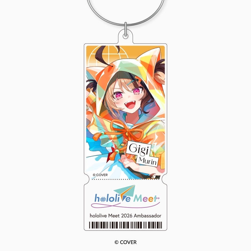 hololive Meet 2026 アクリルチケットキーホルダー ジジ・ムリン