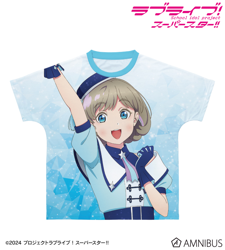 描き下ろし 唐 可可 スーパースター!!ver. フルグラフィックTシャツ