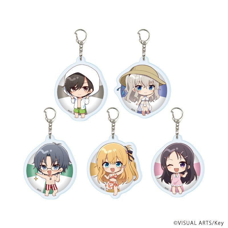 アクリルキーホルダー「Angel Beats!&Charlotte」02/コンプリートセット(全5種)Ch(ミニキャライラスト)