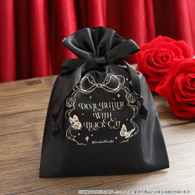 【グッズ-食品】悪魔執事と黒い猫 サテン巾着入りクッキー／4th Anniversary