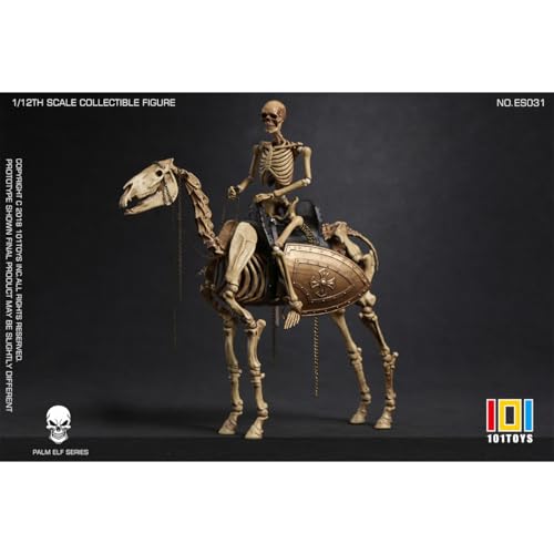 HiPlay 101TOYS 1/12 スケルトンシリーズ 可動馬 三人セット NO.ES031 可動フィギュア 塗装済み 完成品