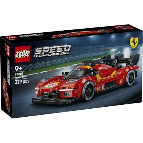 レゴ(LEGO) スピードチャンピオン Ferrari 499P おもちゃ 玩具 誕生日 プレゼント ブロック 男の子 女の子 子供 9歳 10歳 11歳 小学生 乗り物 車 ミニカー ごっこ遊び おままごと ゲーム 77261
