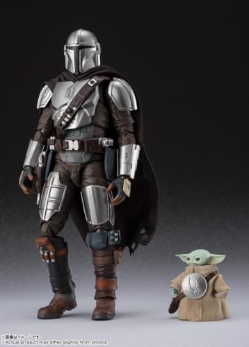 TAMASHII NATIONS S.H.フィギュアーツ スター・ウォーズ／マンダロリアン・アンド・グローグー マンダロリアン＆グローグー（STAR WARS: The Mandalorian and Grogu） 約150mm PVC&ABS&布製 塗装済み可動フィギュア