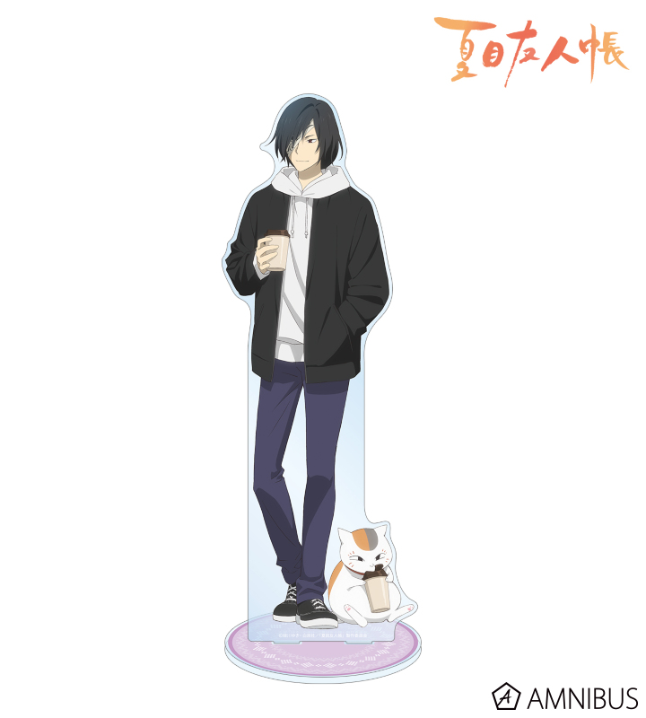 描き下ろしイラスト 的場静司&ニャンコ先生 冬の装いver. 特大アクリルスタンド