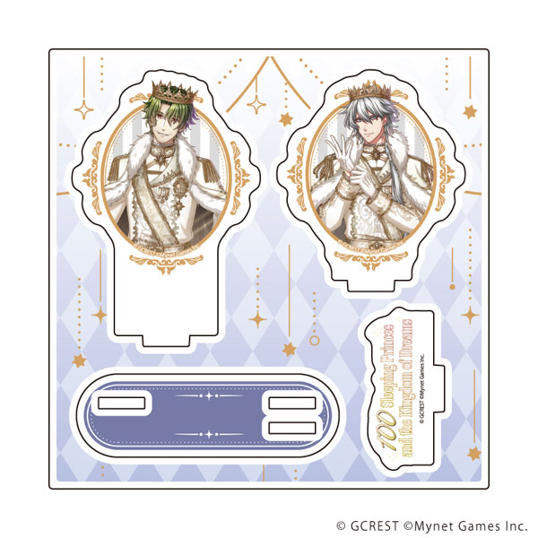 アクリルスタンドプレート「夢王国と眠れる100人の王子様」77/ジェイ＆シン(公式イラスト)