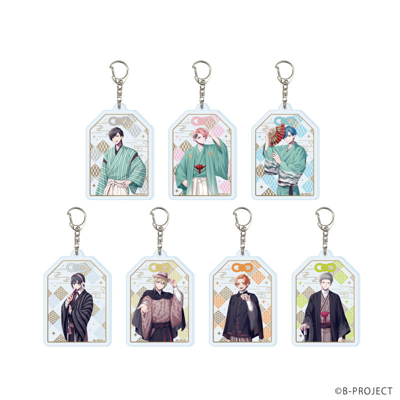 B-PROJECT_アクリルキーホルダー04/コンプリートセット(全7種)(描き下ろしイラスト)【コンプリートセット／7個入り】