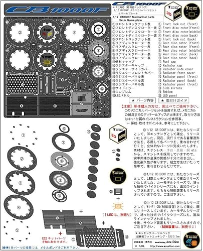 1/12 CB1000F 3点セット