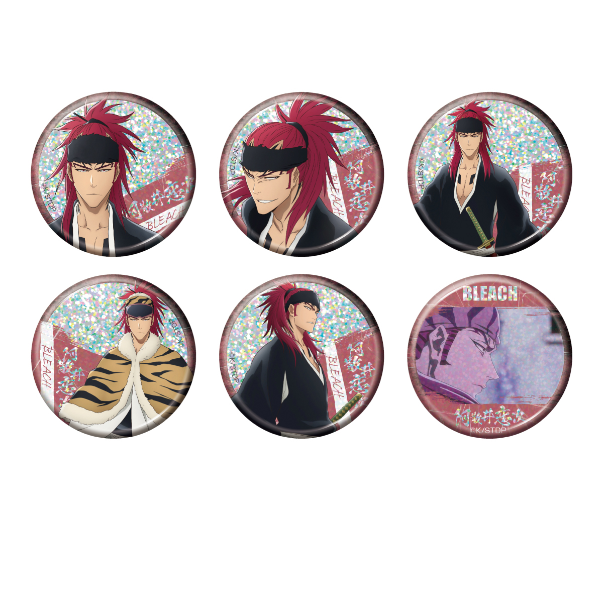 BLEACH 千年血戦篇_トレーディング ホログラム缶バッジ 阿散井恋次 【BOX／6個入り】