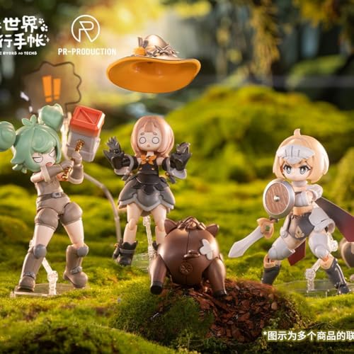 PR 異世界旅行手帳 04 新米エルフ レベッカ・ヒル プラモデル 組立キット 高級版