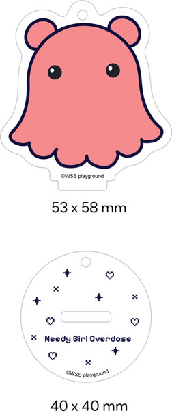 NEEDY GIRL OVERDOSE スタンプアクリルスタンドキーホルダー メンダコ[LOTTE CULTUREWORKS]《１２月仮予約》
