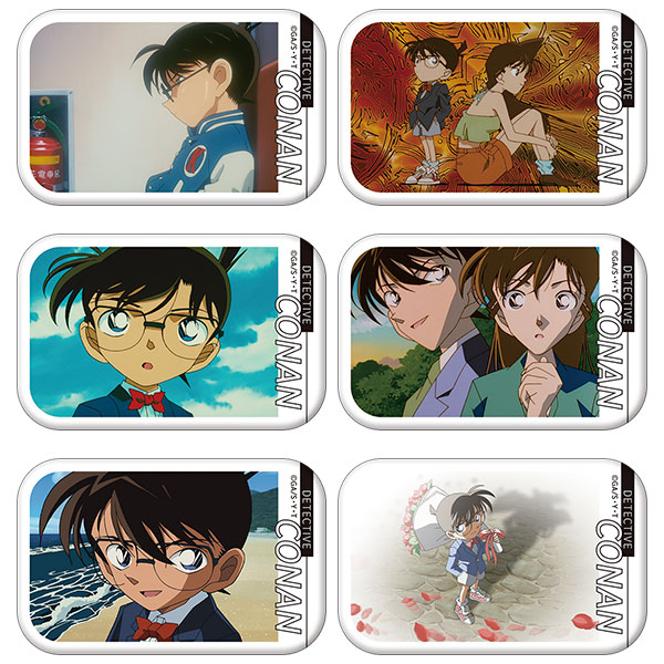 名探偵コナン メモリアルスクエア缶バッジコレクション vol.2 ～ED～ 6個入りBOX