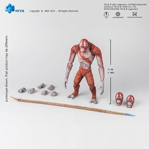 [Tbmodel] HIYA 15cm ゴジラvsコング サッカーキング 超可動 アクセサリー モデル EBG0417