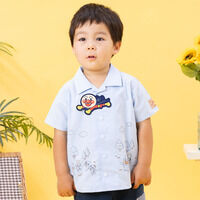 アンパンマン アップリケボタン半袖シャツ