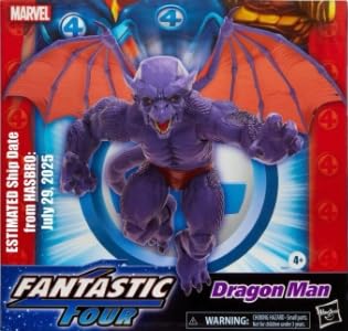 【Amazon.co.jp限定】ハズブロ(Hasbro)MARVEL マーベルレジェンド・シリーズ ファンタスティック・フォー ドラゴンマン ファンタスティック・フォー コミック 大人向けコレクション用フィギュア G0603 正規品