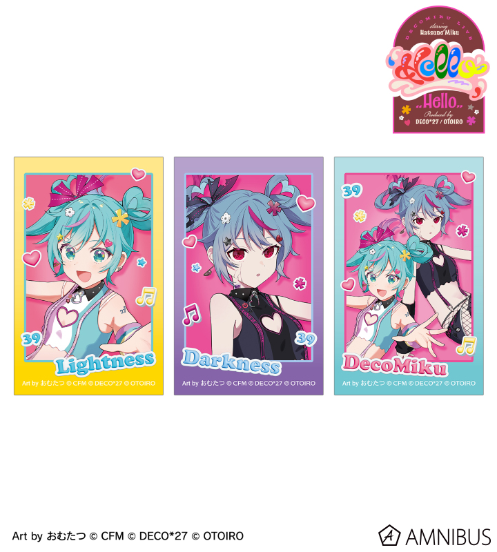 デコミク Art by おむたつ インスタントカメラ風イラストカード3枚セット ver.B