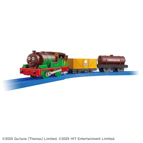 タカラトミー(TAKARA TOMY) プラレール トーマス TS-23 プラレールパーシーとチョコレート貨車 電車 列車 おもちゃ 3歳以上