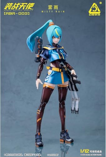 LEBOO 幻馭科技 LOSCONT 1/12『装戦天使』シリーズ 第 3 弾 霧雨 ABA-003 可動 アクション フィギュア 塗装済み 完成品