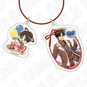 進撃の巨人 アクリルワイヤーキーリング(エレン)