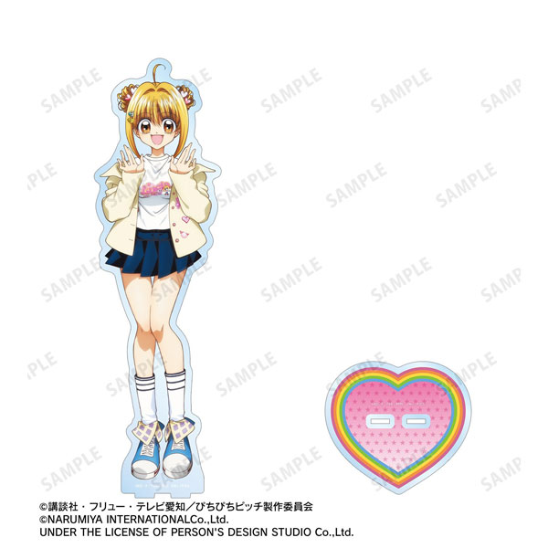ぴちぴちピッチ_ANGEL BLUEコラボ 描き下ろし 七海 るちあ 特大アクリルスタンド ver.B