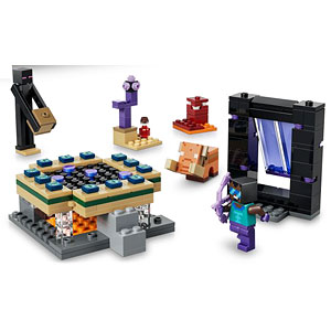 レゴ MINECRAFT ネザーとエンドポータルの旅 (21584)