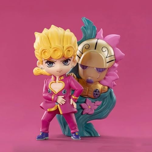 ジョジョの奇妙な冒険 × POPMART 黄金の風 5部 コラボ ポップマート フィギュア グッズ 国内未販売 公式正規品 ブラインドボックス GONG JOJO ジャンプ アニメ 【全7種類】 (1BOX 6個セット 被りなし) [並行輸入品]