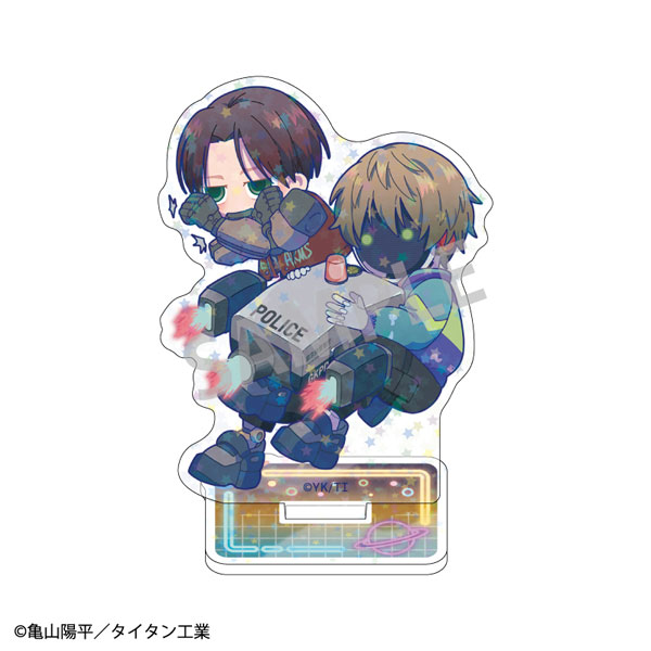 銀河特急 ミルキー☆サブウェイ ホログラムミニアクリルスタンド カート&マックス 描き起こし第2弾