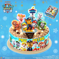 キャラデコパーティーケーキ パウ・パトロール (チョコクリーム)(5号サイズ)【2025年12月発送・クリスマス予約】