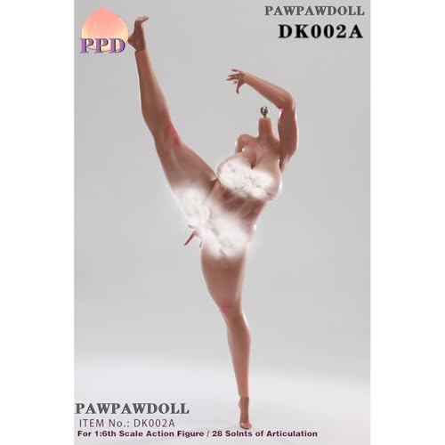 HiPlay PAWPAW DOLL 1/6 女性 素体 シームレス素体 DK002A 日焼肌 ボディ フィギュア 超可動