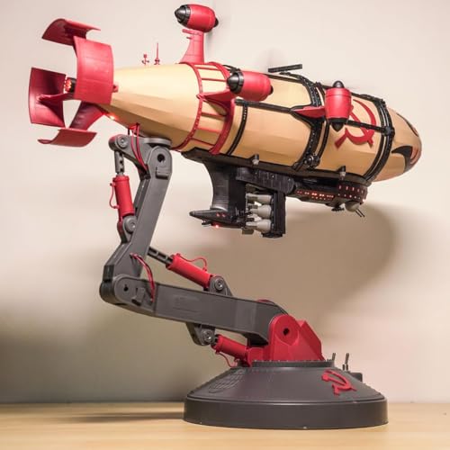 LEBOO BORDER ボーダー模型 BC-004 ソビエトのキーロフ飛行船 色分け済みプラモデル 組み立てキット