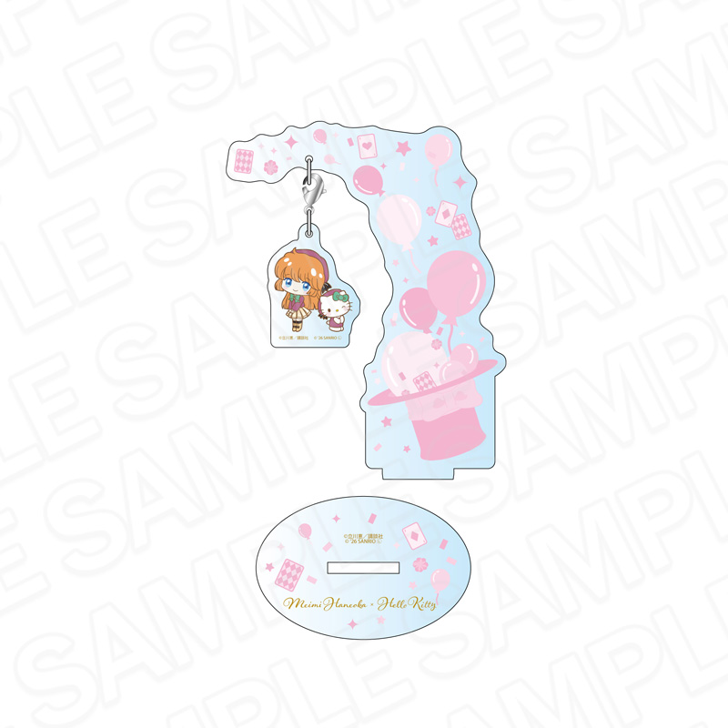 怪盗セイント・テール×サンリオキャラクターズ_ふらふらアクリルスタンド 羽丘芽美×ハローキティ