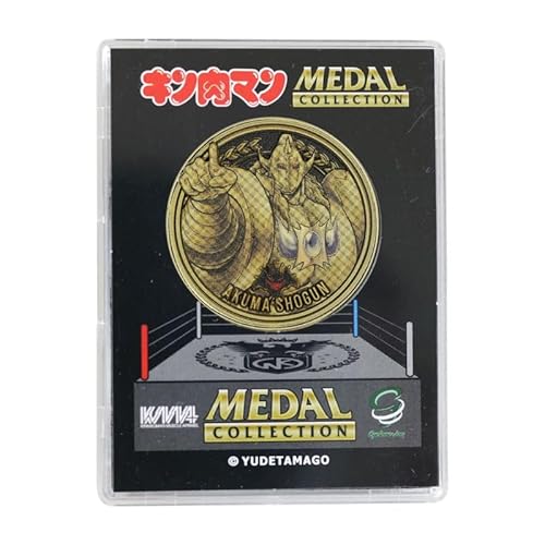 CJ Cyclone Joe サイクロンジョー キン肉マンメダルコレクション プラチナメダル 悪魔将軍 原作 ロンズデーライト Ver. 1.0,直径約42mm 厚さ 4mm