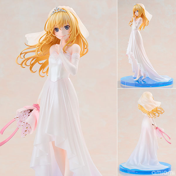 G.S.Collection 四月は君の嘘 宮園かをり ウェディングドレスVer. 1/7 完成品フィギュア[グッドスマイルカンパニー]【送料無料】《０７月予約》