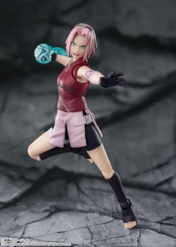 TAMASHII NATIONS S.H.フィギュアーツ NARUTO-ナルト- 疾風伝- 春野サクラ -師匠譲りの負けん気-(再販版) 約135mm ABS&PVC製 塗装済み可動フィギュア