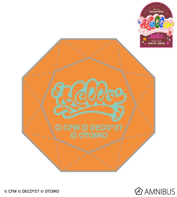 デコミク LIVE 2026『Hello』ライブロゴ ジュエルリングライト ver.B